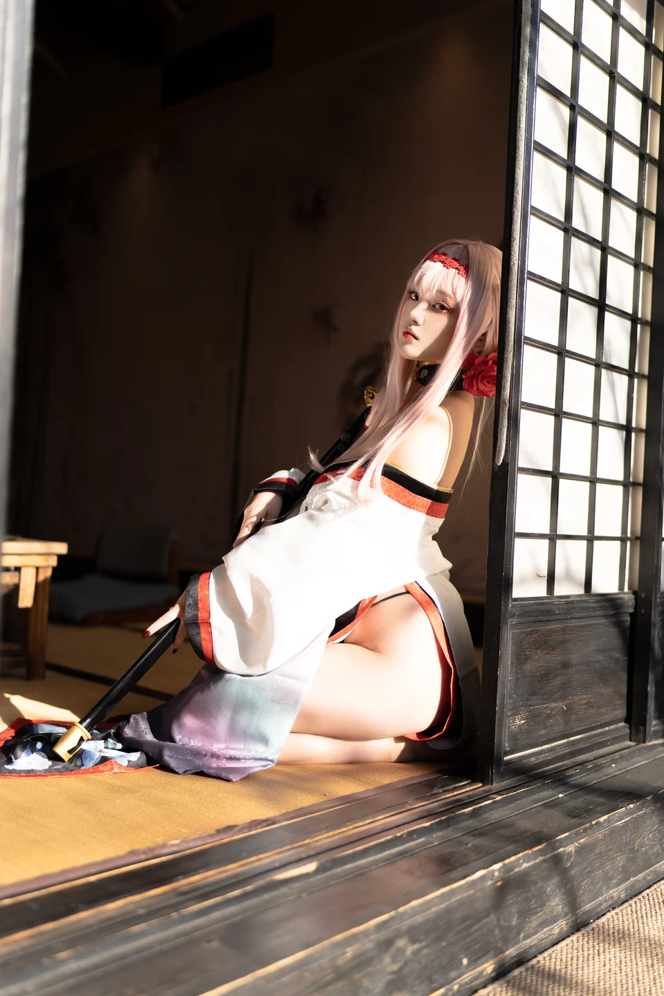 Lu - No.004 红莲 [34P-520MB] tg@simisebaisi 【丝足阁】004.webp